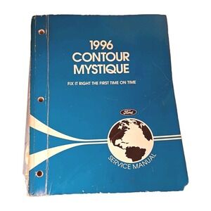 1996 Contour and Mystique Shop Manual Ford Mercury Repair Service Workshop Book